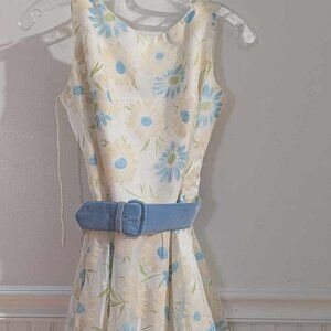 VINTAGE 60's Coco California Knee-Length Flair Dress